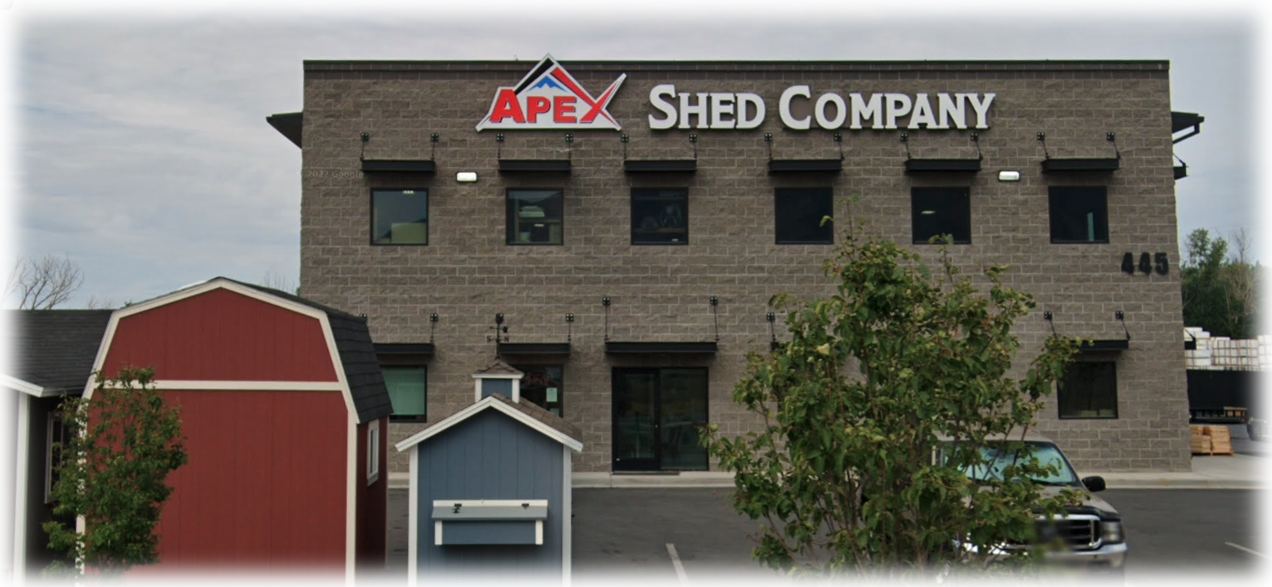 Apex Shed Company Building in Springville, Utah
