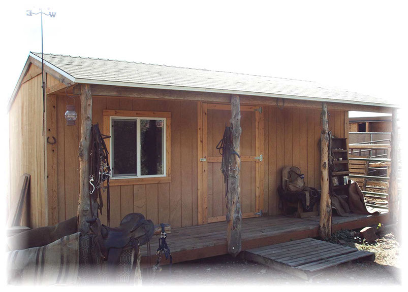 Tack Style Storage Sheds