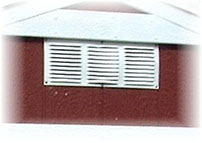 Standar Shed Wall Vent